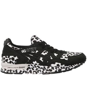 Comme des Garçons X Asics Black Gel-lyte Low-top Leopard Print Trainers
