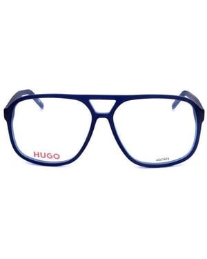 HUGO Square Frame Glasses - Black
