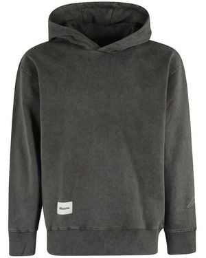 Mizuno Logo Patch Sportstyle Floratech Hoodie - Grey