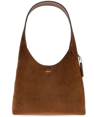 COACH Brooklyn 28 Logo Detailed Tote Bag - Brown