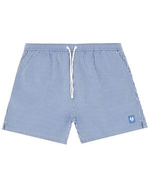 Belstaff Striped Swim Shorts - Blue
