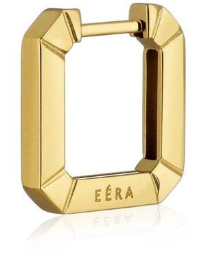 Eera Geometric Hoop Earrings - Metallic