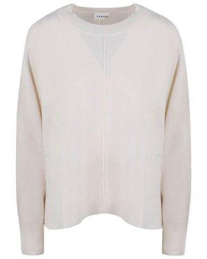 P.A.R.O.S.H. Wam Crewneck Knitted Jumper - White