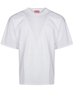 DIESEL T-Boxt-T24 Oval D Logo T-Shirt - White