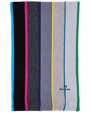 Paul Smith Ombre Stripe Scarf - Blue