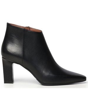 Evaluna Zip Ankle Boots - Black