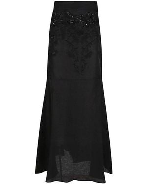 Ermanno Scervino Long Skirt - Black