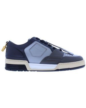 Buscemi Padlock Detailed Panelled Trainers - Blue