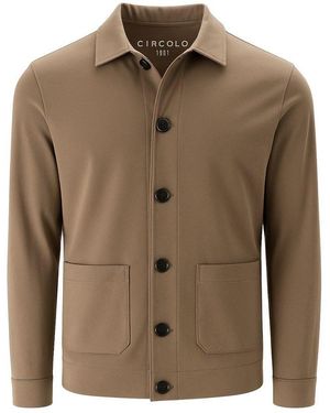 Circolo 1901 Long Sleeve Buttoned Jacket - Green