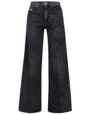 DIESEL 1978 D-Akemi Flared Jeans - Black