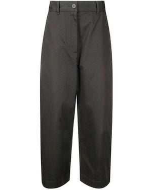 Studio Nicholson High-Rise Wide-Leg Trousers - Grey