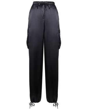Aspesi Elastic Waist Utility Trousers - Blue