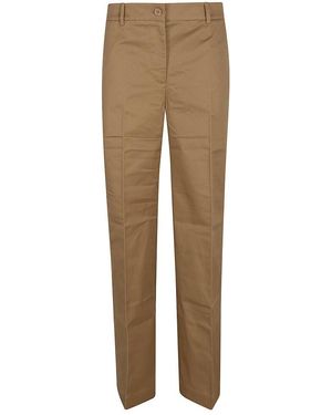 P.A.R.O.S.H. Straight-Leg Trousers - Natural