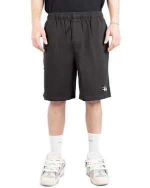 Stussy Heavy Jersey Shorts - Black