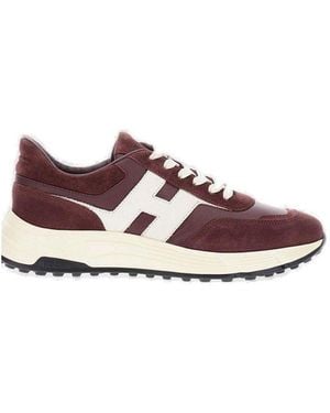Hogan Hyperlight Side H Patch Trainers - Purple