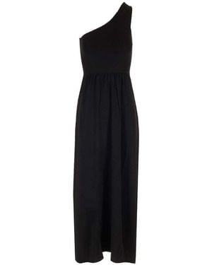 Matteau Asymmetric Knit Dress Dresses - Black