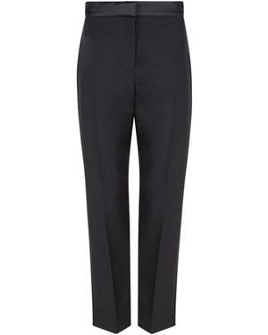 McQueen Straight-leg Tailored Trousers - Blue