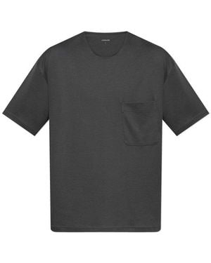 Lemaire Chest Pocket Short-Sleeved T-Shirt - Black