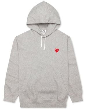 COMME DES GARÇONS PLAY Drawstring Hoodie - Gray
