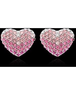Marc Jacobs The Heart Balloon Pave Earrings - Black