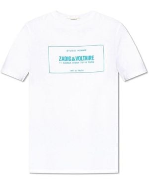 Zadig & Voltaire T-Shirt With Ted Logo - White