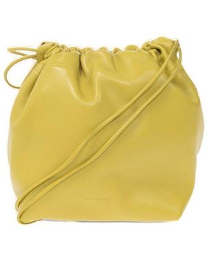 Jil Sander 'Dumpling' Bucket Bag - Yellow