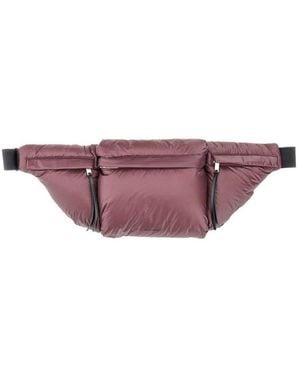 Jil Sander Logo Printed Padded Belt Bag - Purple