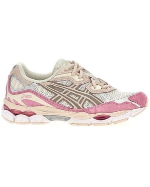 Asics Gel-Nyc Lace-Up Trainers - Pink