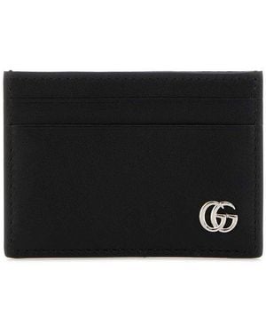 Gucci Gg Marmont Card Case - Black