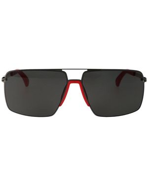 Mykita Mylon Sun Lotus Aviator Sunglasses - Black