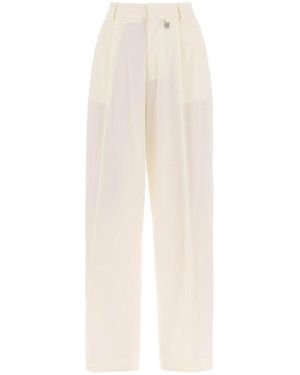 GIUSEPPE DI MORABITO Straight-Leg Tailored Pants - White
