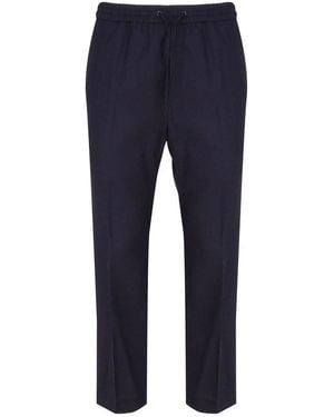 Calvin Klein Straight Leg Tracksuit Style Pants - Blue