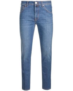 Jacob Cohen Pant5 Pkt Slim Cropped/Carrot Scott Tr Cannette Jeans - Blue