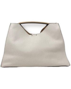 Gianni Chiarini Aurora Top Handle Bag - Grey