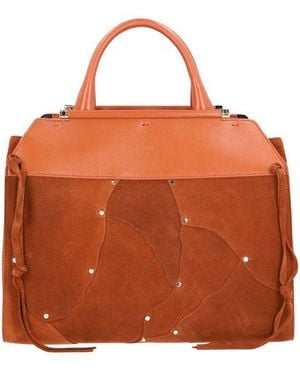 Chloé Steph Medium Double Handle Tote Bag - Orange