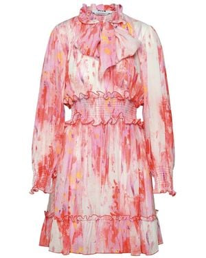 MSGM Viscose Dress - Pink