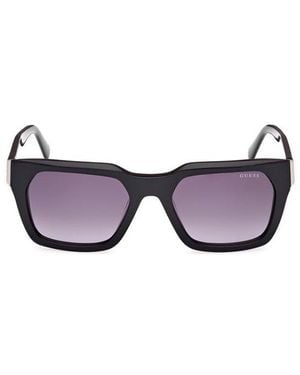 Guess Square Frame Sunglasses - Purple