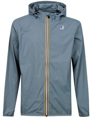 K-Way Le Vrai 4.0 Claude Hooded Jacket - Blue