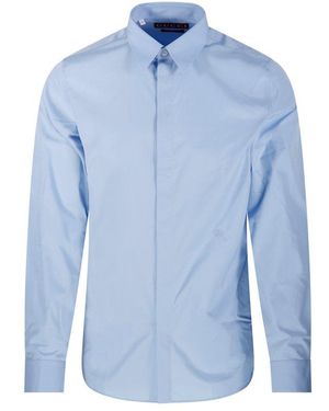 Gucci Collared Long-Sleeve Shirt - Blue