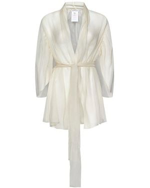 Alberta Ferretti Cape - White