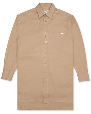Lanvin Oversized Straight Hem Shirt - Natural