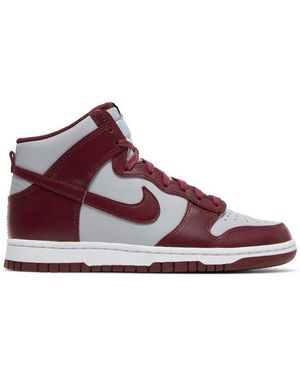 Nike Dunk High Retro Lace-Up Sneakers - Purple