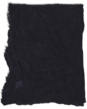 Altea Fringed Hem Scarf - Black
