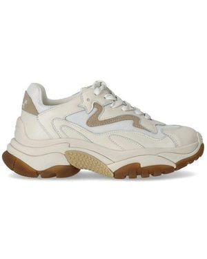 Ash Addict Panelled Lace-Up Sneakers - White