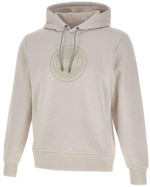 Colmar Logo Printed Hooded Sweatshirt - White