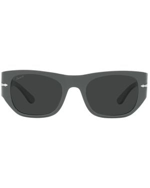 Persol Rectangle Frame Sunglasses - Black