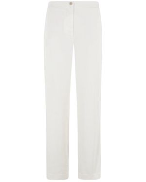 Seventy Straight-Leg Tailored Pants - White