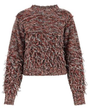 DURAZZI MILANO Long-Sleeved Blend Jumper - Brown