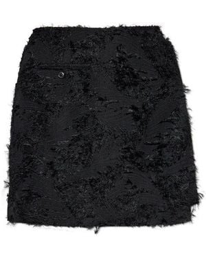 Samsøe & Samsøe Textured Mini Skirt - Black