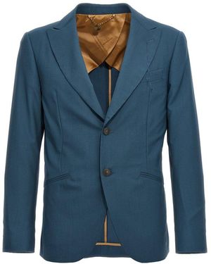 Maurizio Miri Keanu Tailored Blazer - Blue